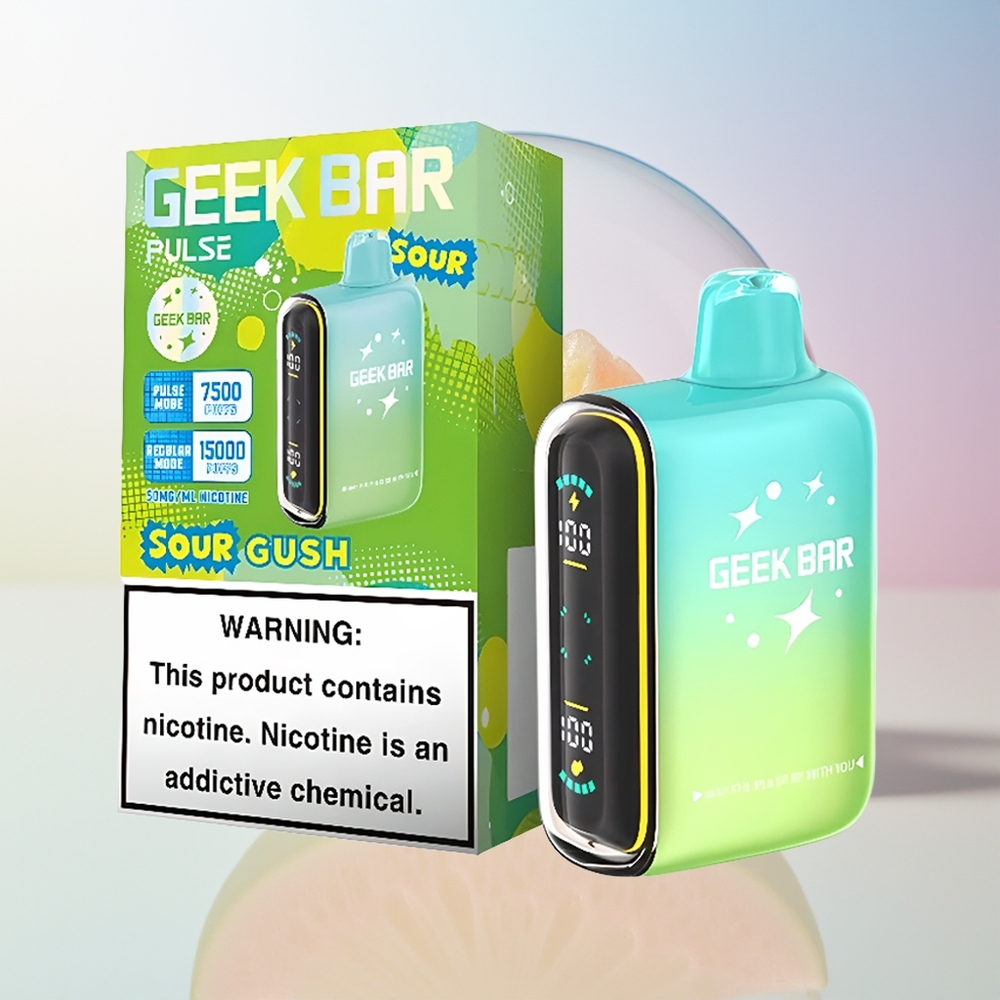 Wholesale Croatia GEEK BAR Pulse 15000 Udisa Kiselo Izdanje 16ML 5 USB Type-C