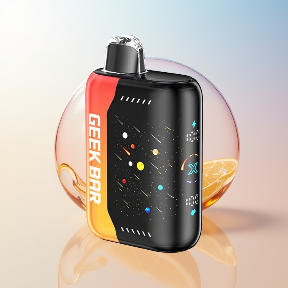 Wholesale Croatia GEEK BAR Pulse X 25000 Puffova Meteor Edition Dual Mesh Coil 18mL E-Liquid 3D Zaslon USB Type-C Punjenje