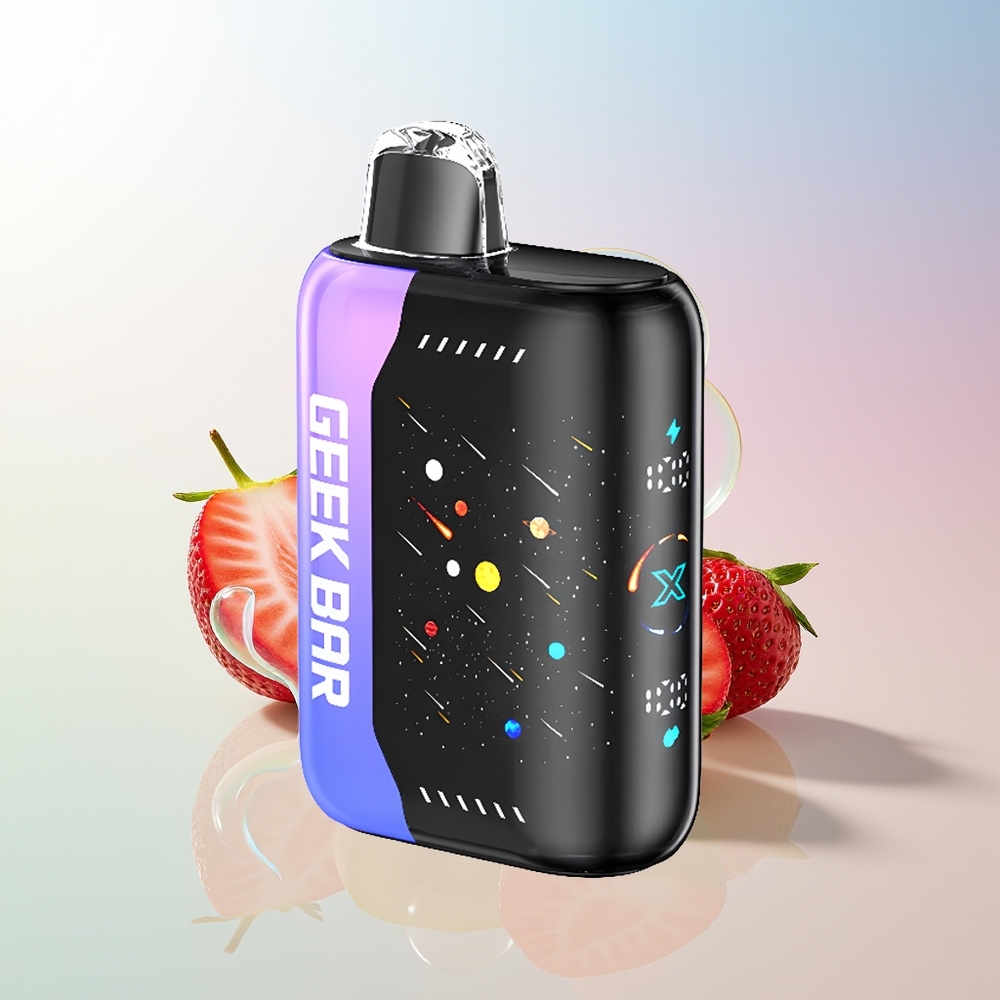 Wholesale Croatia GEEK BAR Pulse X 25000 Puffova Meteor Edition Dual Mesh Coil 18mL E-Liquid 3D Zaslon USB Type-C Punjenje