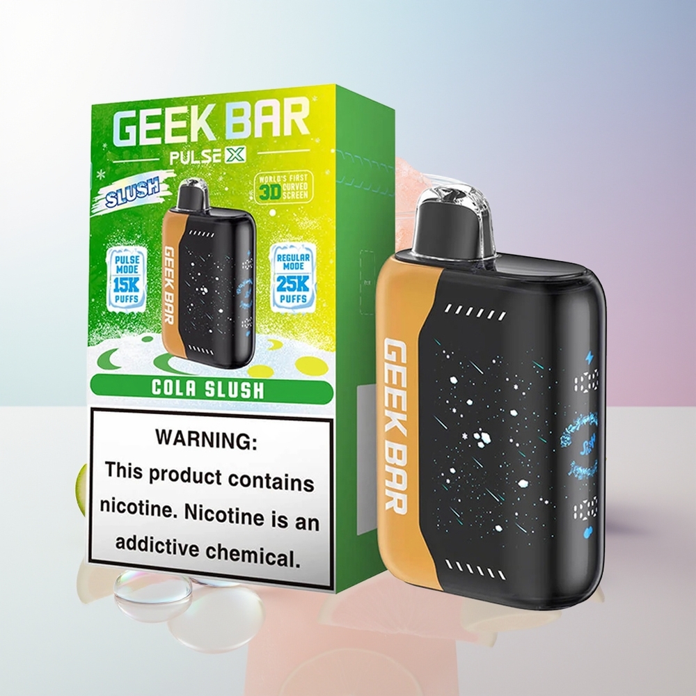 Wholesale Croatia GEEK BAR Pulse X 25000 Puffova Slush Edition Dual Mesh Coil 18mL USB Type-C
