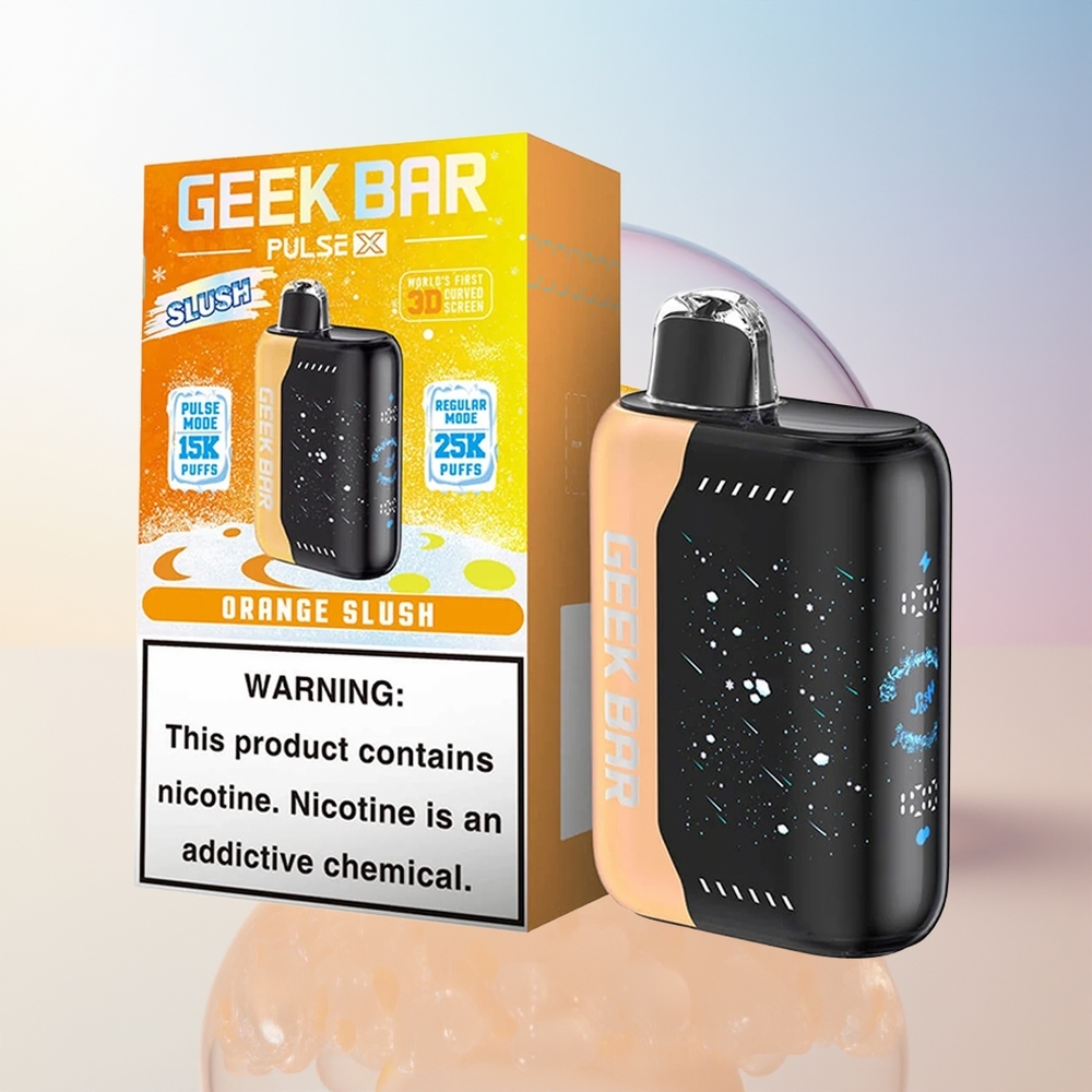 Wholesale Croatia GEEK BAR Pulse X 25000 Puffova Slush Edition Dual Mesh Coil 18mL USB Type-C