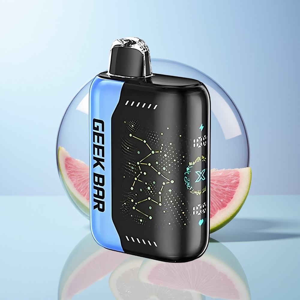 Wholesale Croatia GEEK BAR Pulse X 25000 Puffs Bez Nikotina Dual Mesh Coil 18mL E-Tekućina USB Type-C Punjenje 3D Zakrivljeni Indikatorski Zaslon