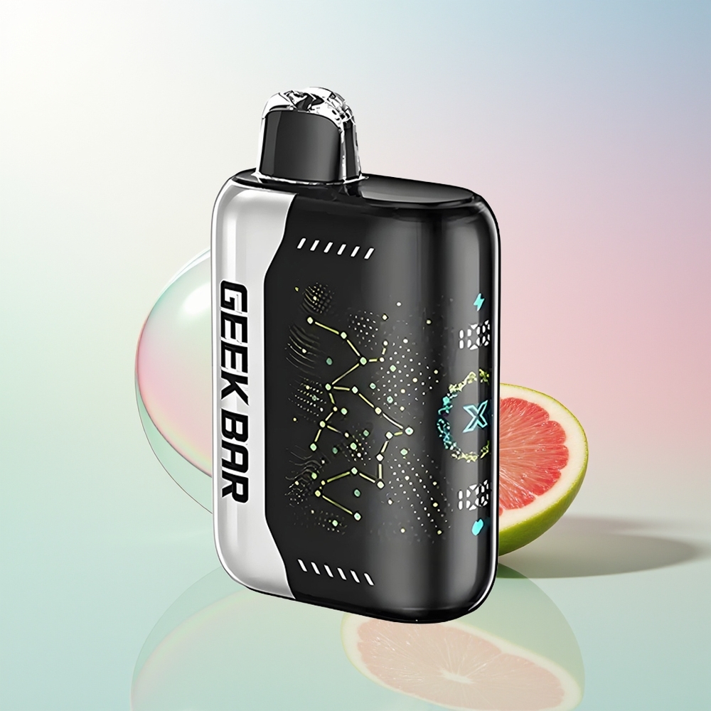 Wholesale Croatia GEEK BAR Pulse X 25000 Puffs Bez Nikotina Dual Mesh Coil 18mL E-Tekućina USB Type-C Punjenje 3D Zakrivljeni Indikatorski Zaslon