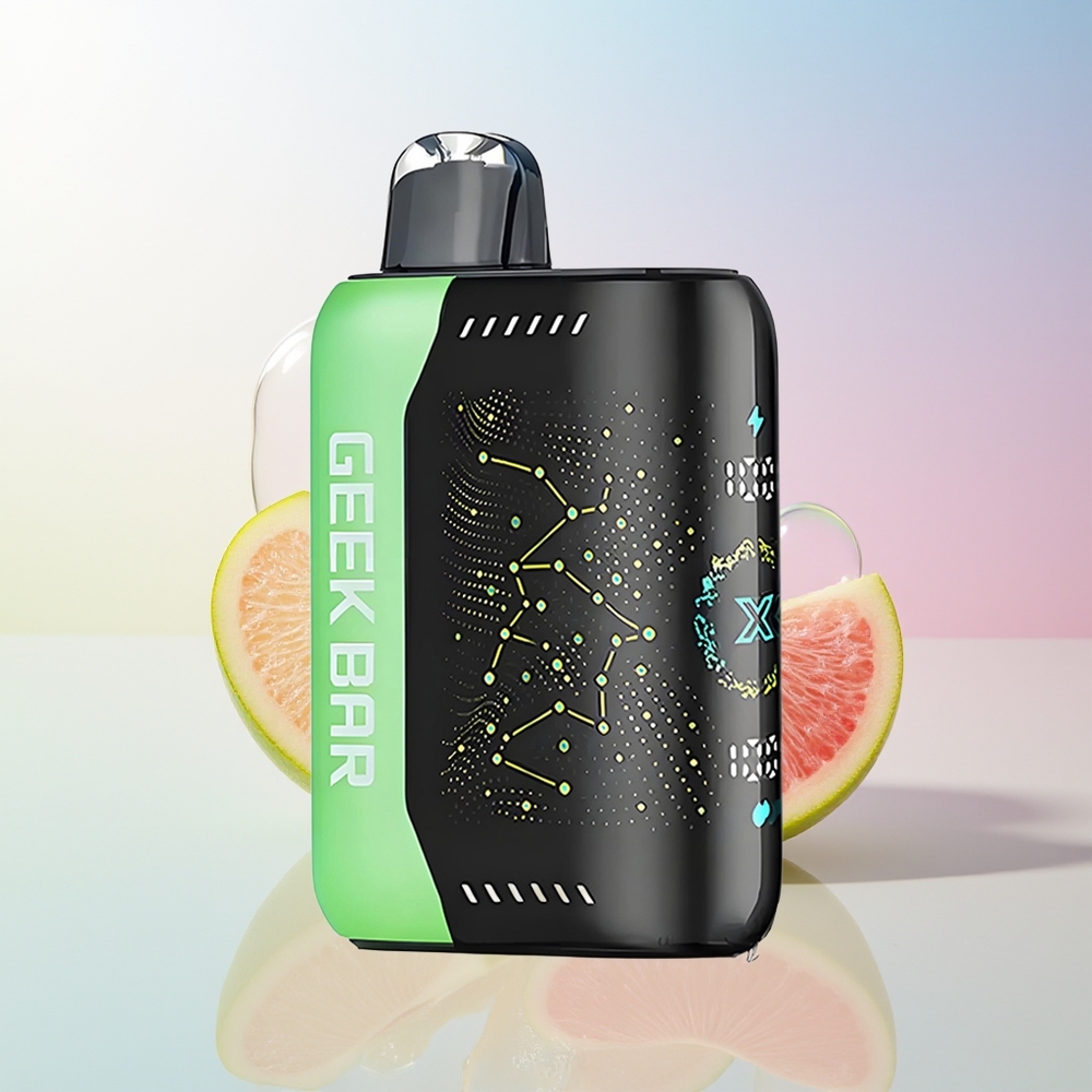 Wholesale Croatia GEEK BAR Pulse X 25000 Puffs Bez Nikotina Dual Mesh Coil 18mL E-Tekućina USB Type-C Punjenje 3D Zakrivljeni Indikatorski Zaslon