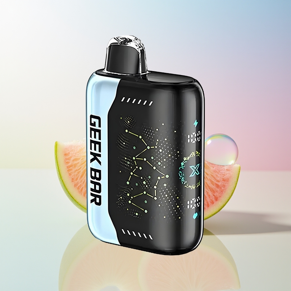 Wholesale Croatia GEEK BAR Pulse X 25000 Puffs Bez Nikotina Dual Mesh Coil 18mL E-Tekućina USB Type-C Punjenje 3D Zakrivljeni Indikatorski Zaslon