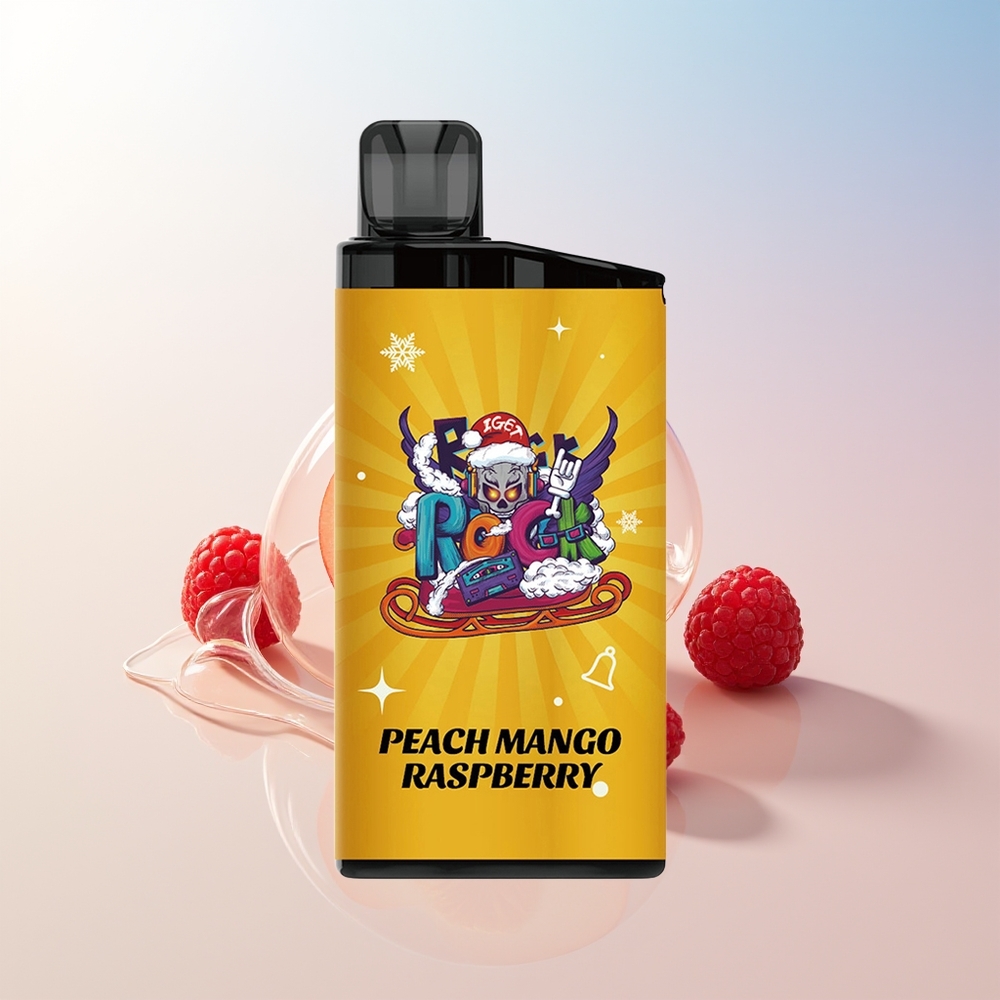 Wholesale Croatia IGET Bar 3500 Puffs 1400 mAh Breskva Mango Malina Jednokratna Vape PC+ALU 12 Ohm Mesh Coil