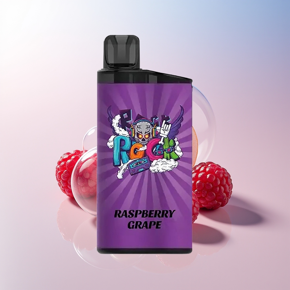 Wholesale Croatia IGET Bar 3500 Puffs Jednokratna Vape Malina Grožđe 12 Ohm Mesh Coil 1400 mAh 78g