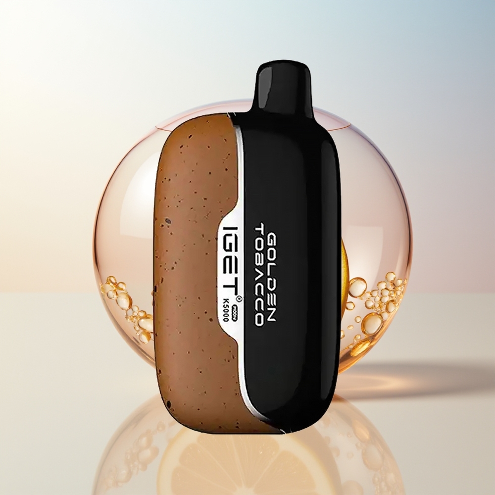 Wholesale Croatia IGET Moon K5000 5000 Puffs Zlatni Duhanski Jednokratna Vape PC 135 Ohm Mesh Coil