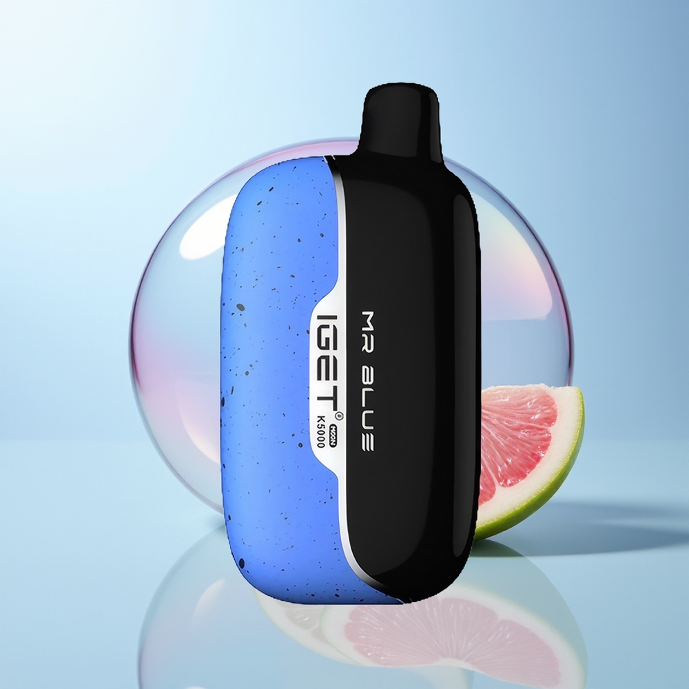 Wholesale Croatia IGET Moon K5000 5000 Pufova Jednokratna Vape Gospodin Plavi PC Mesh Coil 135 Ohm 815 g 495x253x994 mm
