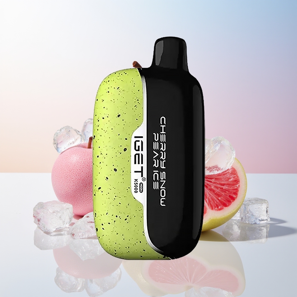 Wholesale Croatia IGET Moon K5000 Pufova Jednokratna Vape Trešnja Snjeg Kruška Led PC Mesh Coil 135 Ohm