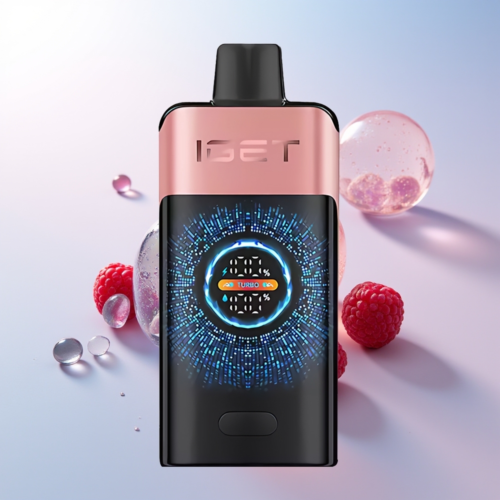 Wholesale Croatia IGET ONE 12000 Puffs Jednokratna Vape Borovnica Malina Dual Mesh Coil Large Curved Color Screen