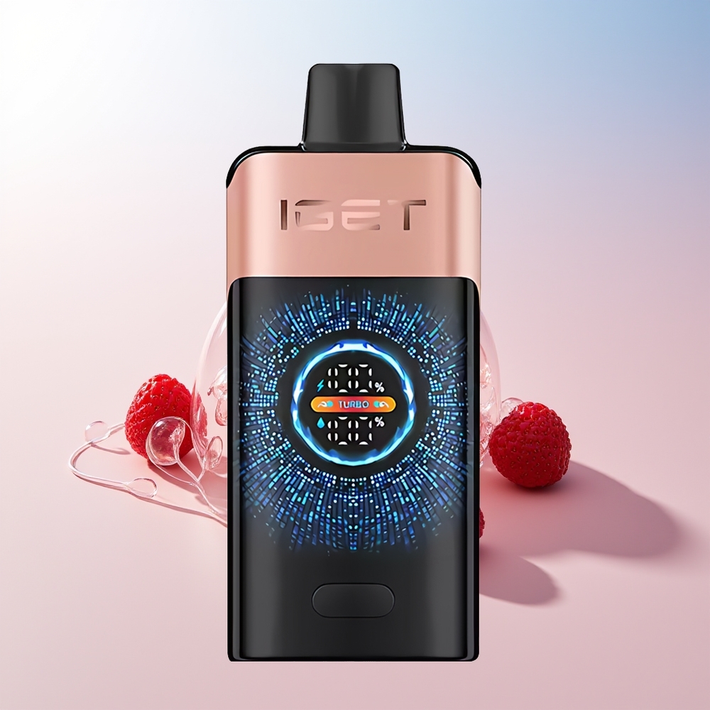 Wholesale Croatia IGET ONE 12000 Puffs Jednokratna Vape Jagoda Malina Dual Mesh Coil 2700 mAh Battery Large Curved Color Screen