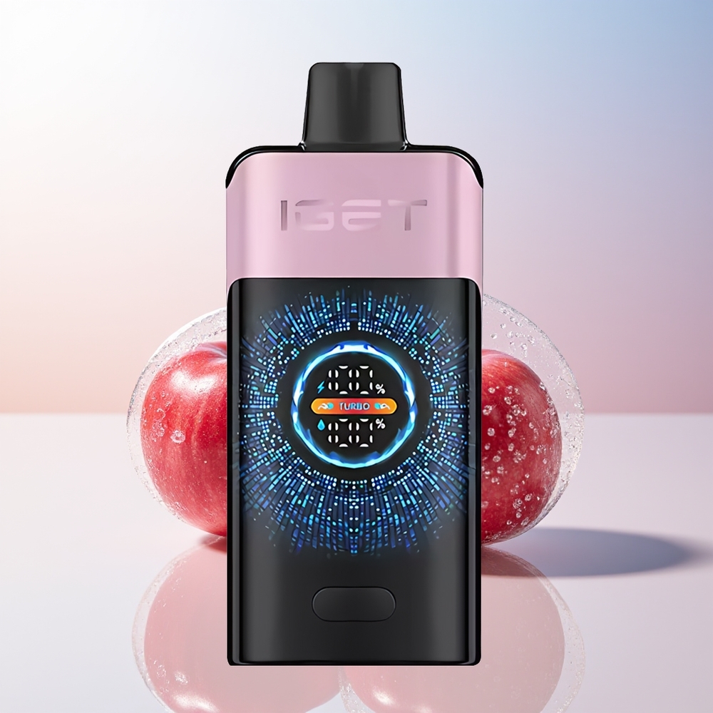 Wholesale Croatia IGET ONE 12000 Puffs Jednokratna Vape Trešnja Nar 2700 mAh Dual Mesh Coil Large Curved Color Screen