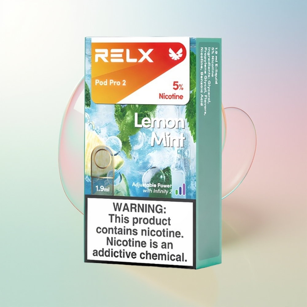 Wholesale Croatia RELX Pod Pro 2 600 Puffs 19ml Limeta Metvica 3 Voltage 2/3 Pods Pack