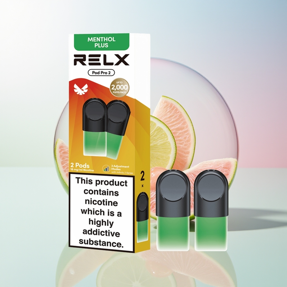 Wholesale Croatia RELX Pod Pro 2 600 Pufova 19ml Meta-Menthol Plus 2/3 Pakiranja 3 Načina Podešavanja Napona Eco/Smooth/Boost