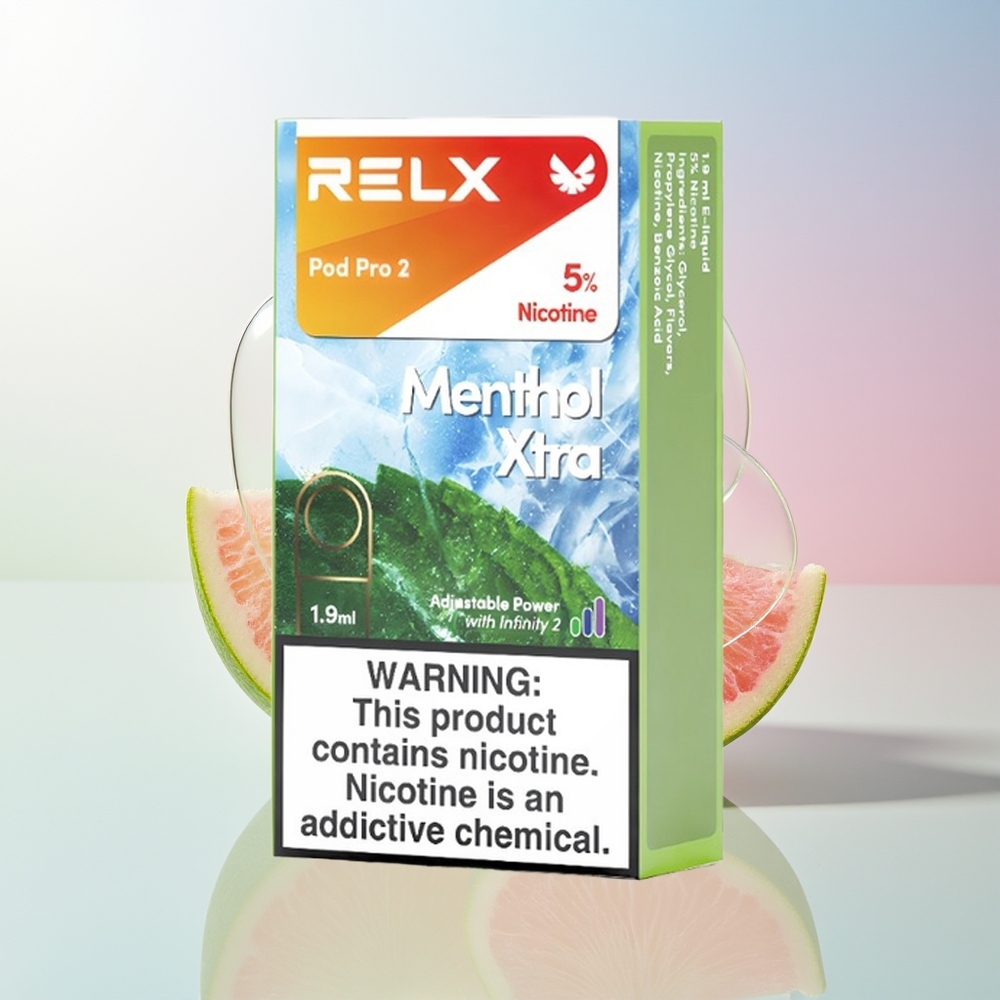 Wholesale Croatia RELX Pod Pro 2 600 mentol Xtra 19ml 2/3 pakiranja 3 načina podešavanja napona Eco/Smooth/Boost