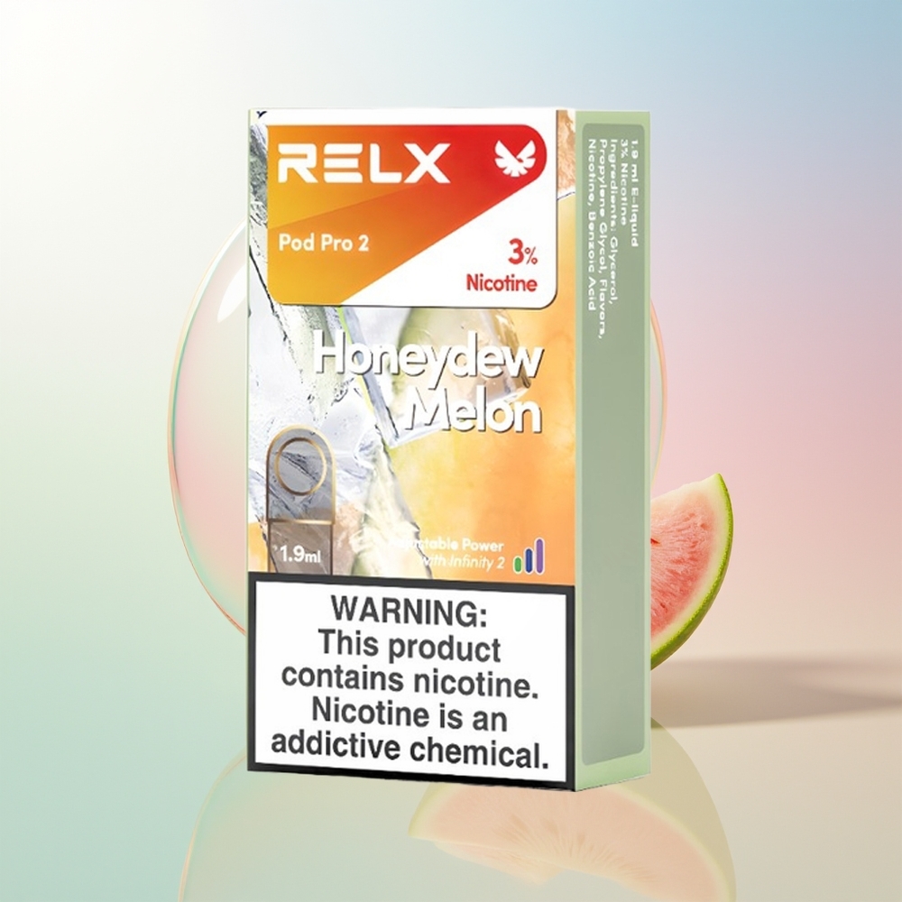 Wholesale Croatia RELX Pod Pro 2 600 puffs 19ml Medena Dinja 3 načina podešavanja napona Eco Mode Smooth Mode Boost Mode