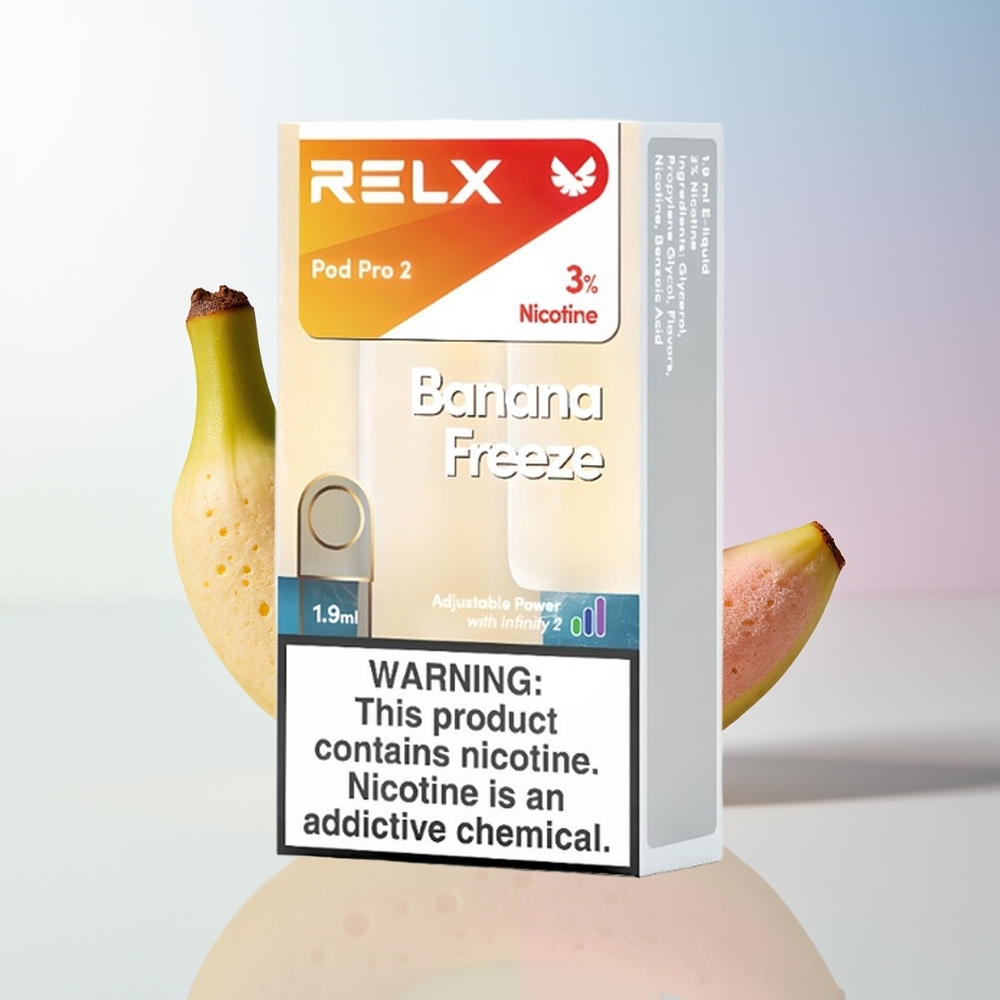 Wholesale Croatia RELX Pod Pro 2 600 pufova 19ml 3 načina napona Banana Smrzavanje 2 pakiranja/3 pakiranja