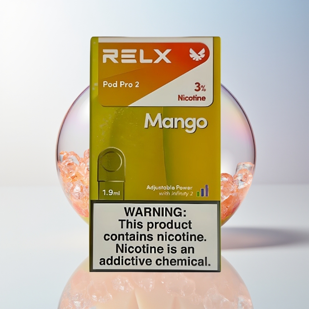 Wholesale Croatia RELX Pod Pro 2 600 puševa 19ml Mango Led 3 načina podešavanja 2/3 čepova po pakiranju