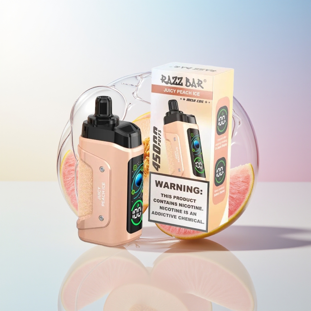 Wholesale Croatia Razz Bar 45000 Puffs Jednokratna Vape Sočni Breskva Led