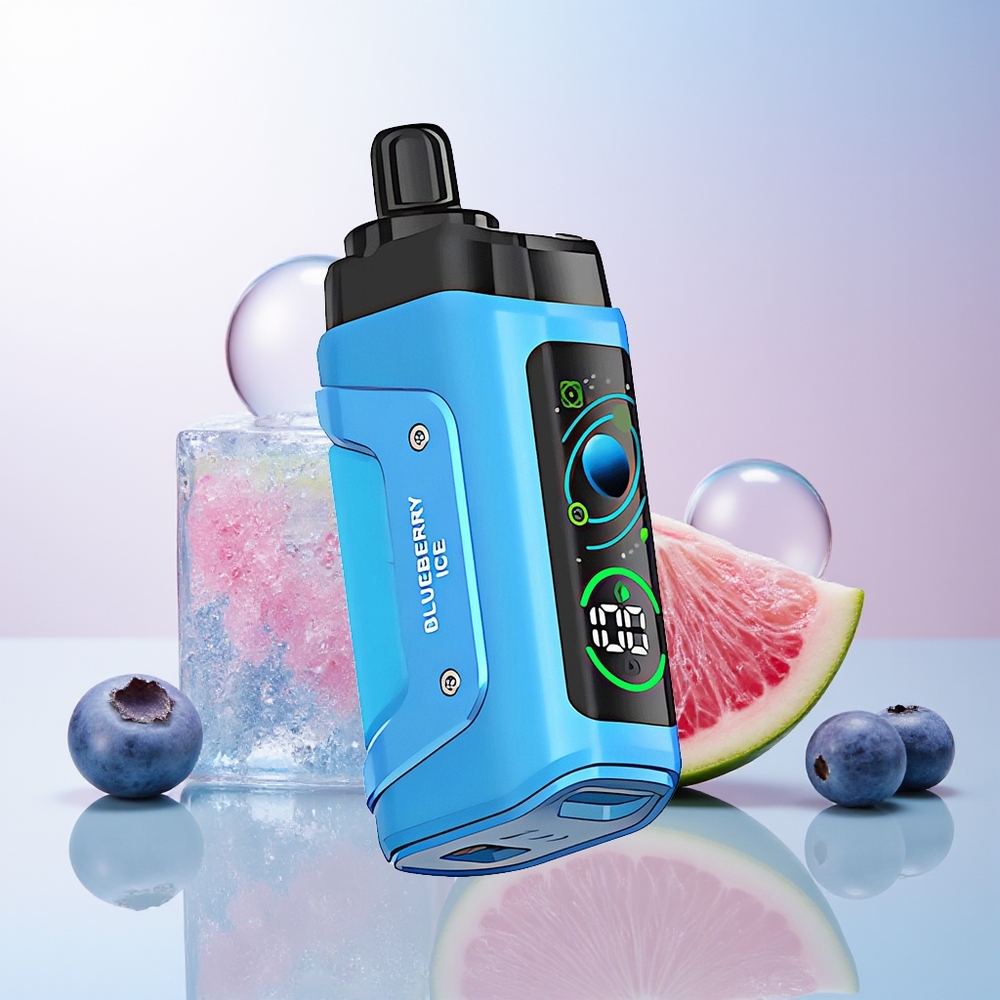 Wholesale Croatia Razz Bar 45000 Pufova Jednokratna Vape Borovnica Led Adjustable Airflow Type-C Rechargeable