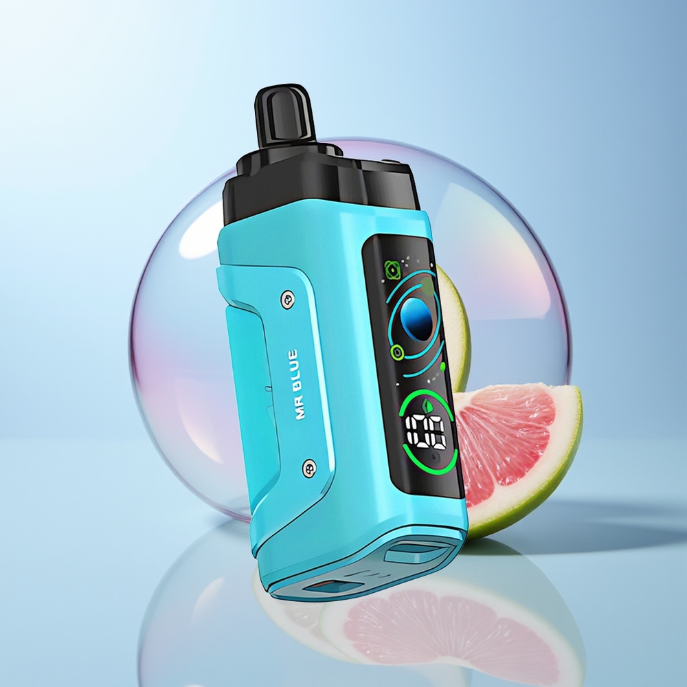 Wholesale Croatia Razz Bar 45000 Pufova Jednokratna Vape Mr Plavi 10 Ohm Mesh Coil Type-C Punjenje