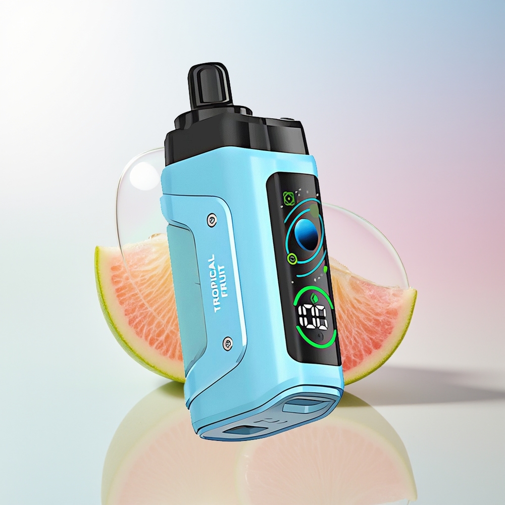 Wholesale Croatia Razz Bar 45000 Pufova Jednokratna Vape Tropsko Voće 10 Ohm Mesh Coil Podesivi Protok Zraka 650 mAh Battery Type-C Punjenje 20 mg/ml Nikotina