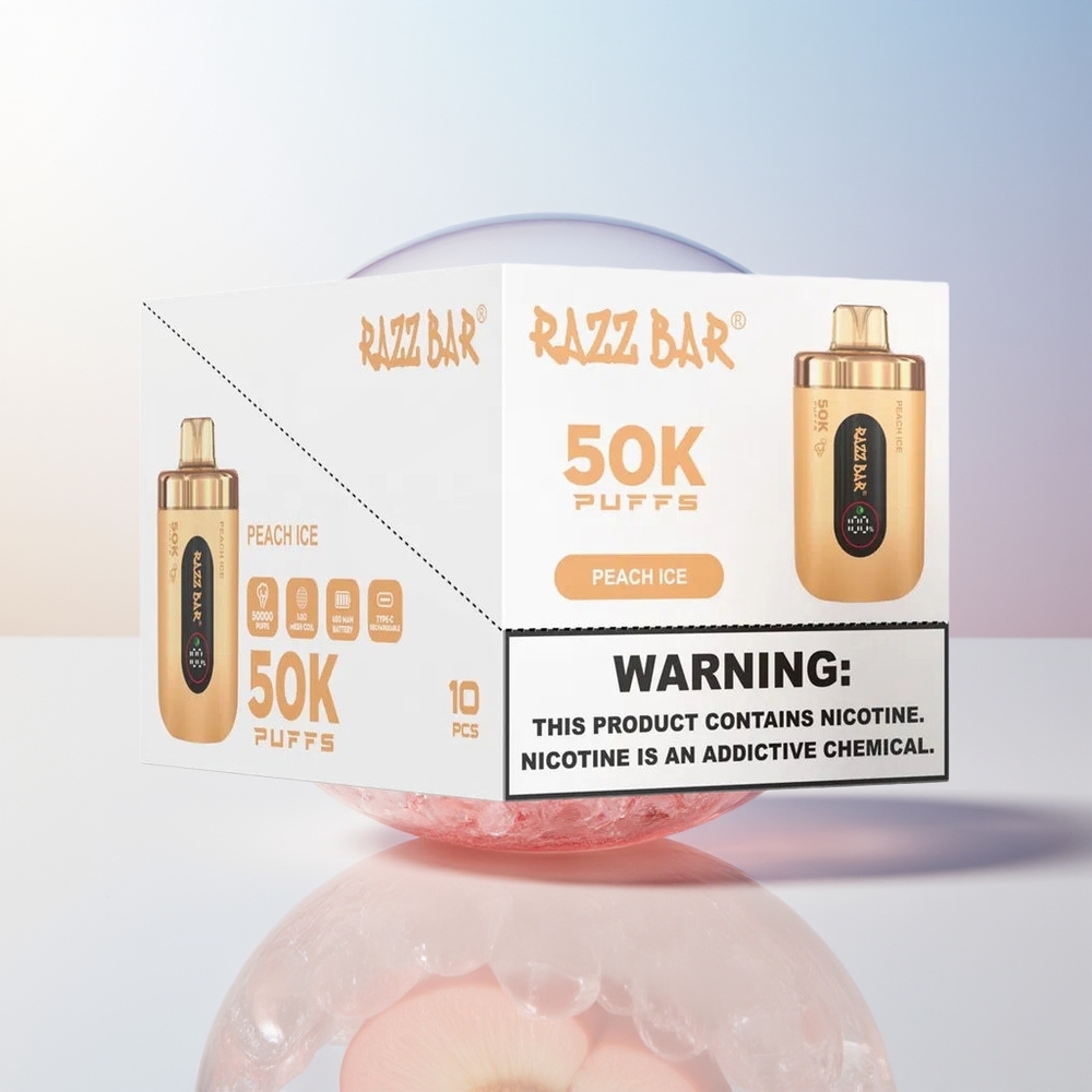 Wholesale Croatia Razz Bar 50K Puffs Brestič Led 10 Ohm Mesh Coil 650 Mah Battery Type-C Rechargeable 2 Nicotine