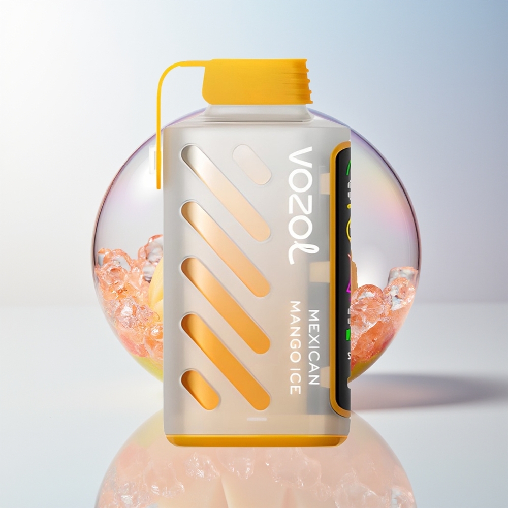 Wholesale Croatia VOZOL Gear Power 20000 Puffs Meksički Mango Led Dual Mesh Coil Full Screen Display 20mL 5