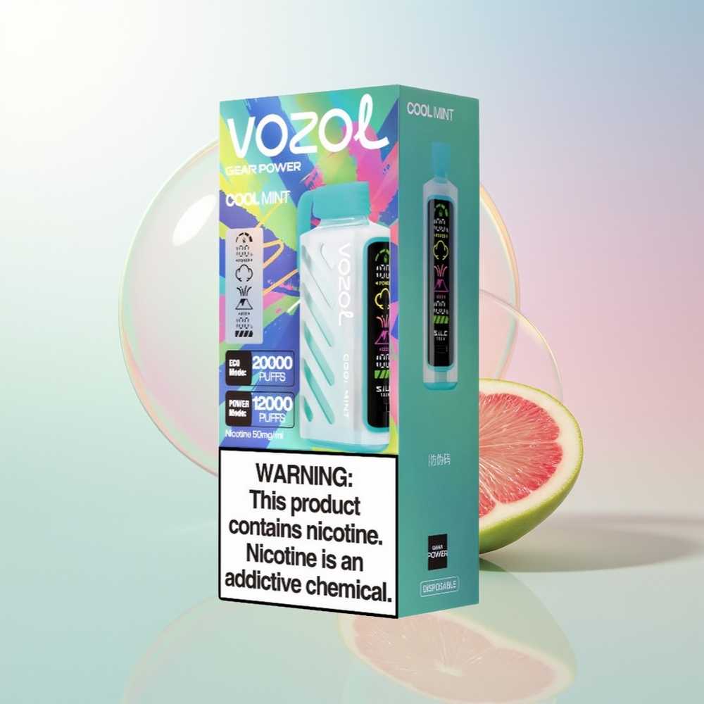 Wholesale Croatia VOZOL Gear Power 20000 Pufova Rashladno Metvica SiLC Tech Dual Mesh Coil 20mL 5