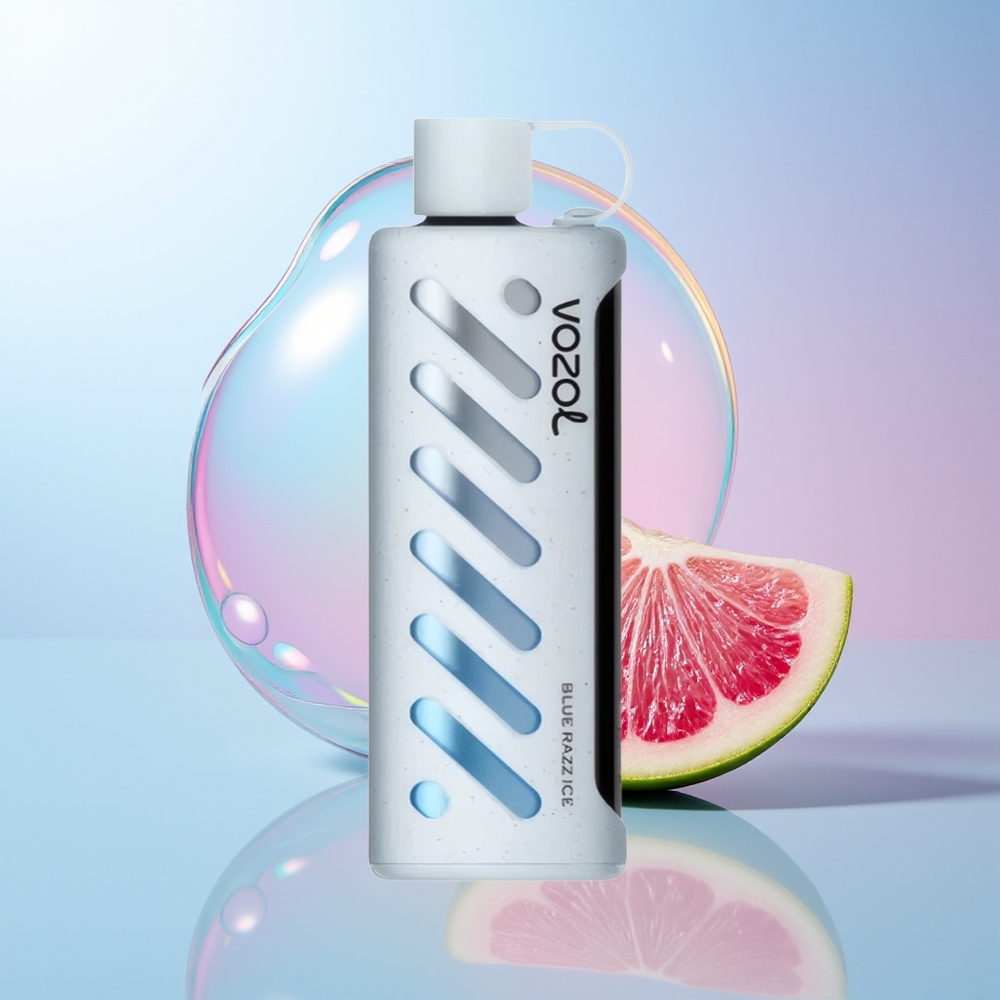 Wholesale Croatia VOZOL Gear Shisha 25000 Puffova Plavi Malina Led SiLC Tech Dual Mesh Dual Modes 5mg/ml