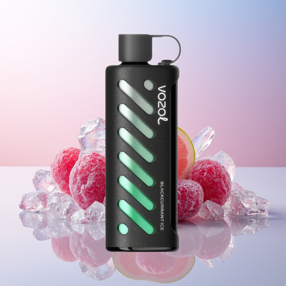 Wholesale Croatia VOZOL Gear Shisha 25000 Puffs Crna Ribizla Led SiLC Tech Dual Mesh Dual Modes 1000mAh 5mg/ml