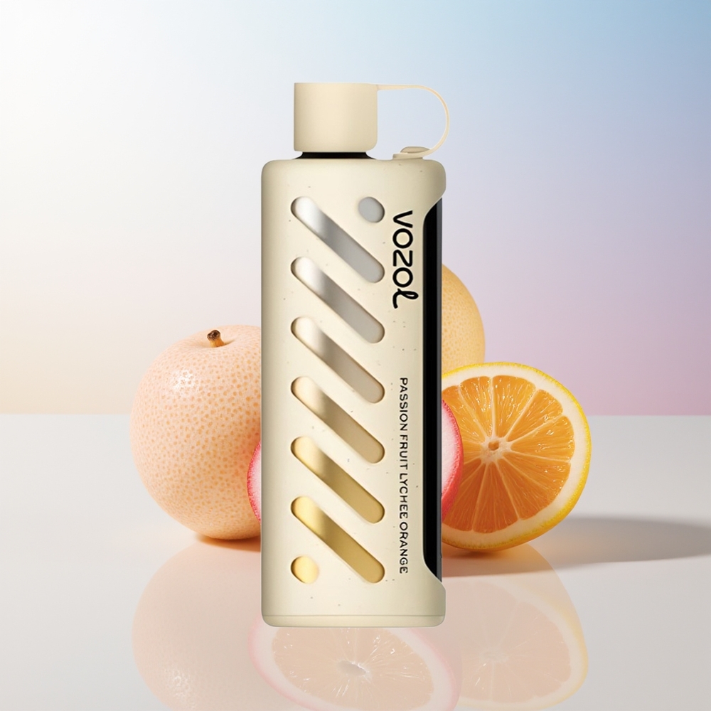Wholesale Croatia VOZOL Gear Shisha 25000 Puffs Passion Fruit Lychee Naranča Dual Mesh Dual Modes SiLC Tech 5mg/ml 1000mAh