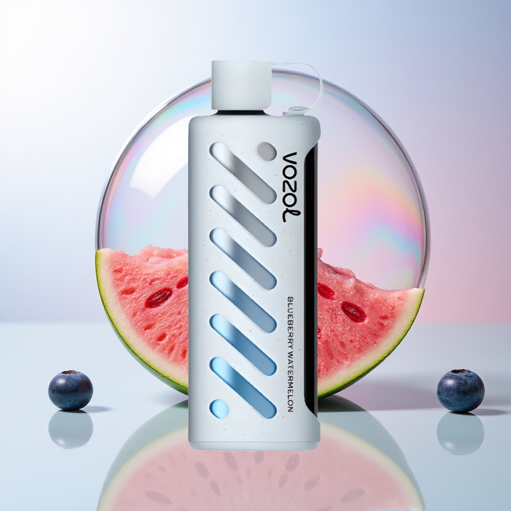 Wholesale Croatia VOZOL Gear Shisha 25000 Pufova Borovnica Lubenica SiLC Tech Dual Mesh 5mg/ml 1000mAh