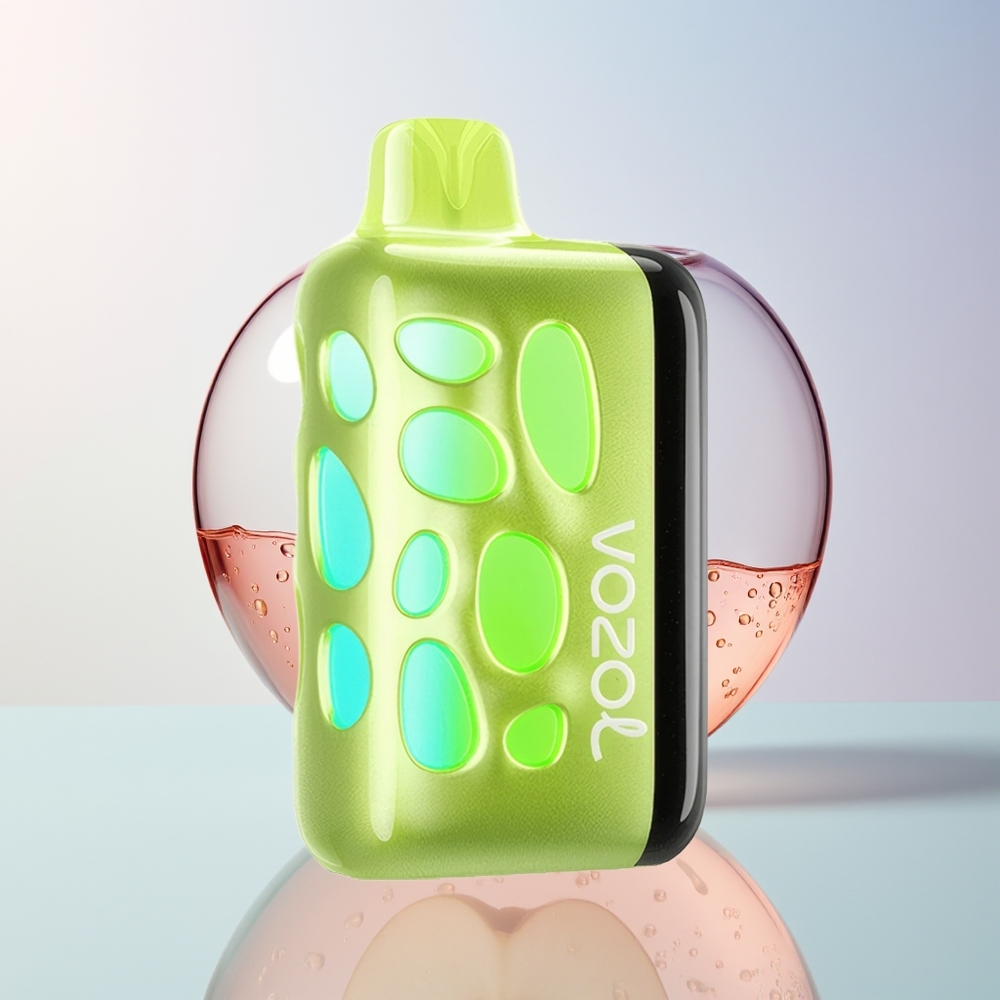 Wholesale Croatia VOZOL RAVE 40000 Dvostruka Jabuka 270° Vibrant Glow Design Beat-Synced Party Mode 80 Napunjeno za 20 Minuta Eclipse Vaping Animation 20/50mg/ml Nikotina 1000mAh Baterija