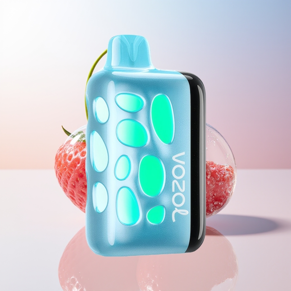 Wholesale Croatia VOZOL RAVE 40000 Trešnja Jagoda 270° Vibrant Glow Beat-Synced Party Mode 80 Charged in 20 Mins Eclipse Vaping 20/50mg/ml 1000mAh