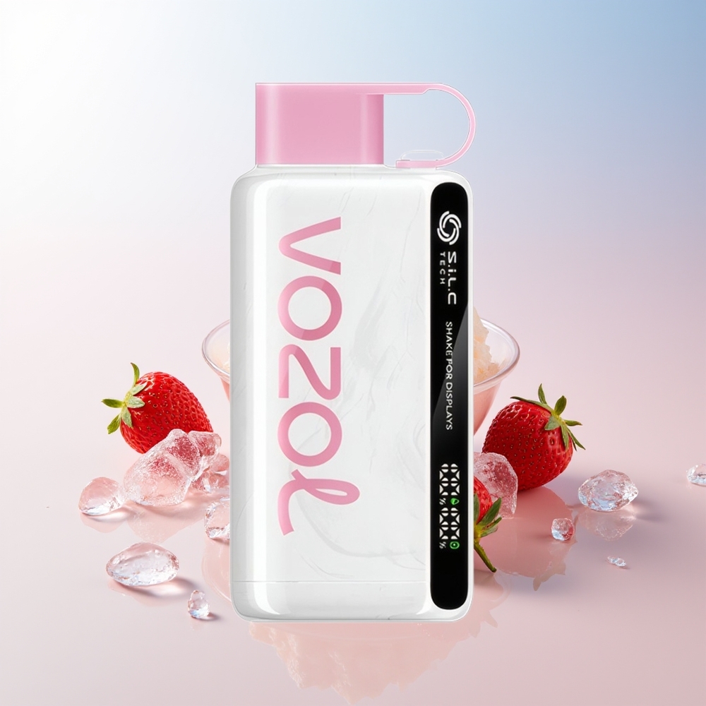 Wholesale Croatia VOZOL STAR 9000/12000 Puffova Jagodni Sladoled SiLC TECH 650mAh Brza Punjenje 30 Reciklirana Plastika