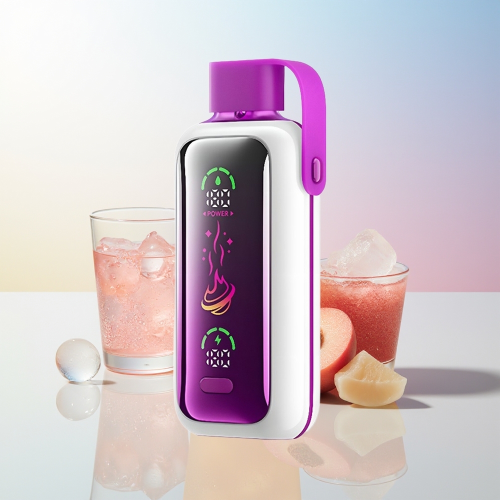 Wholesale Croatia VOZOL Star 20000 Puffs Breskva Led 22 HD Zrcalni Ekran Dual Mesh 650mAh 0mg/ml 20mg/ml 50mg/ml