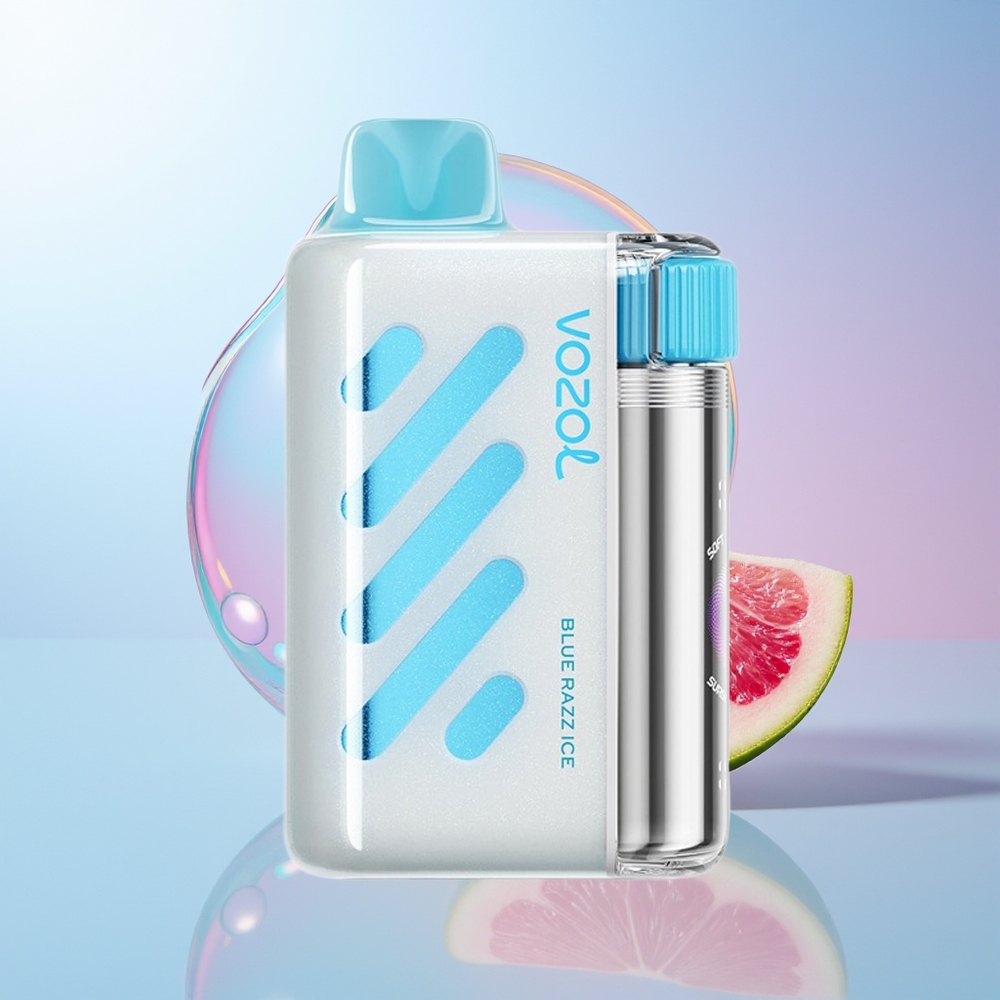 Wholesale Croatia VOZOL VISTA 40000 Pufova Jednokratna Vape Plavi Razz Led SiLC Tehnologija Okusa MTL Punjenje Mrežasti Kalem