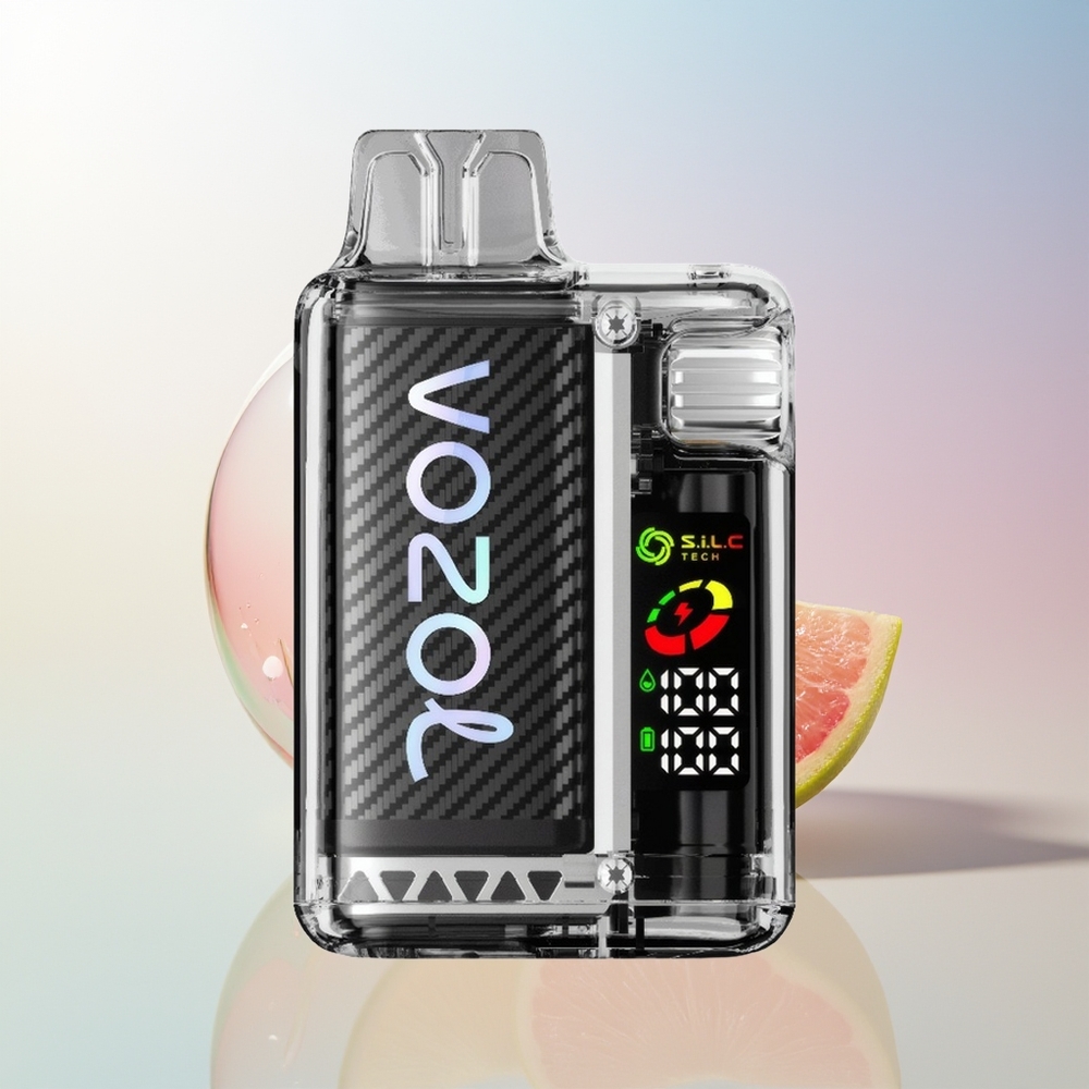 Wholesale Croatia VOZOL Vista 20000 Puffs Jednokratna Vape Vanilija Tvarak 650mAh OLED Ekran SiLC Tech Dual Mesh Coil MCU Chip 65 PCR 6-stupnjevita regulacija izlazne snage