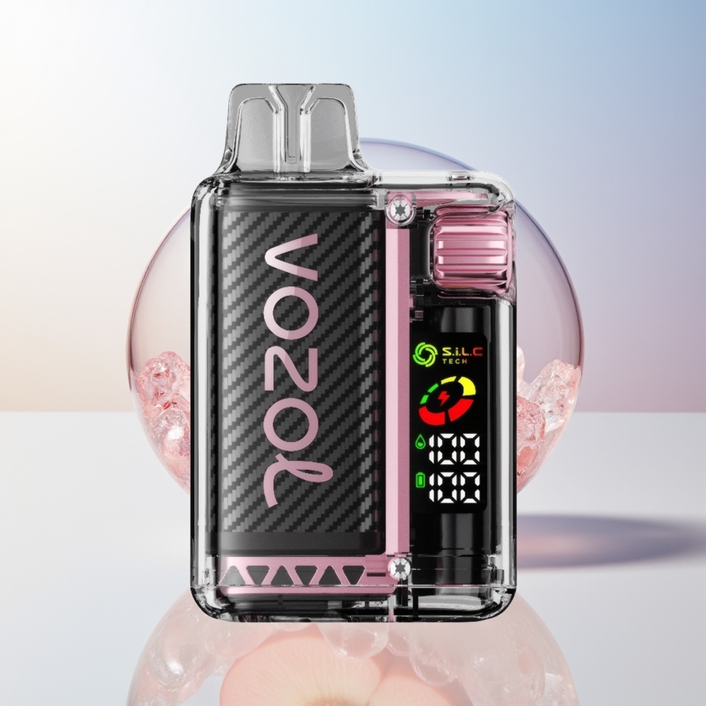 Wholesale Croatia VOZOL Vista 20000 Pufova Brestika Led Rechargeable 650mAh 2 Nikotina OLED Ekran SiLC Tech Dual Mesh Coil MCU Chip 65 PCR MTL Vaping 6-stupnjeva Regulacije Snage