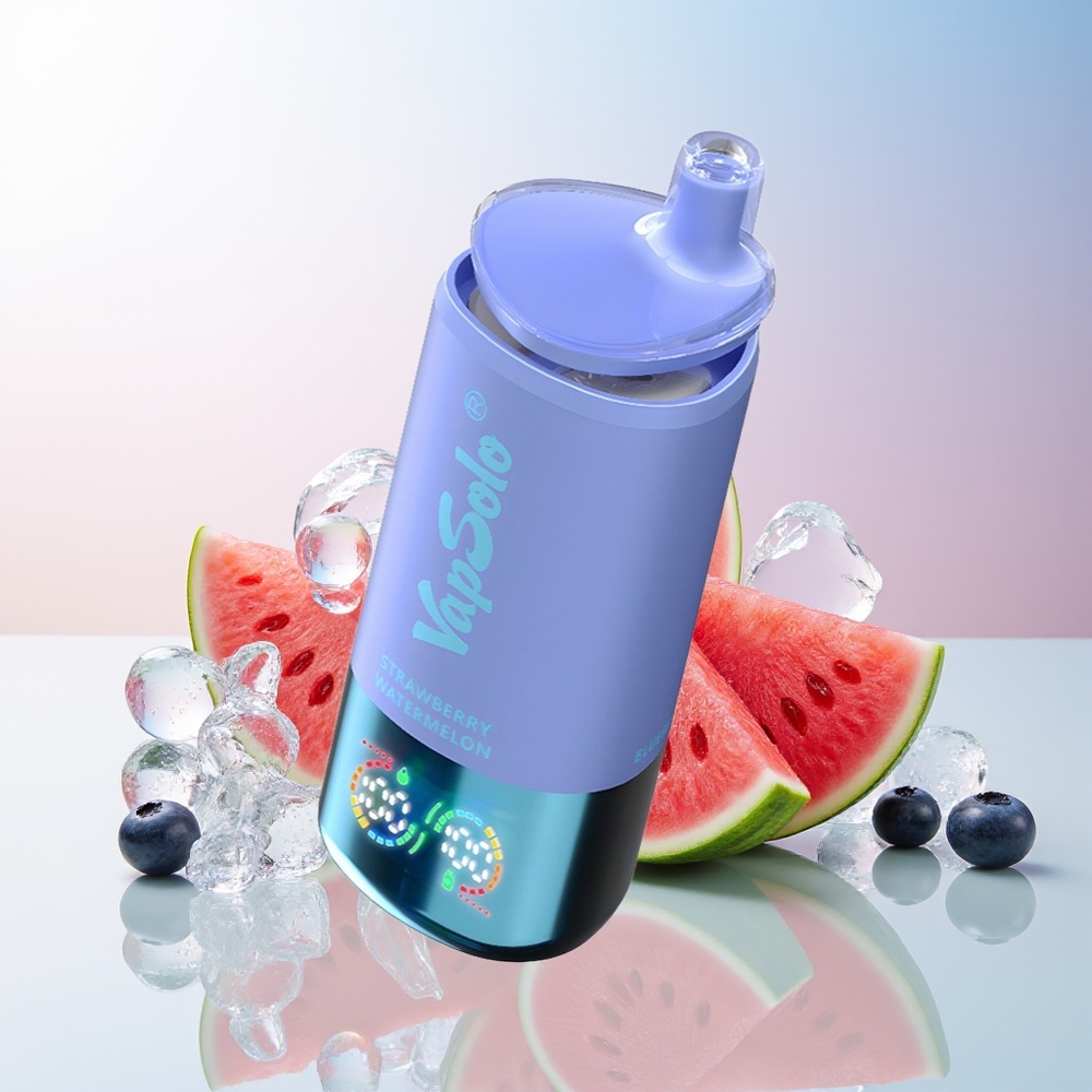 Wholesale Croatia VapSolo Triple 30000 Puffs 40ml Jagoda Lubenica  Borovnica Led Type-C