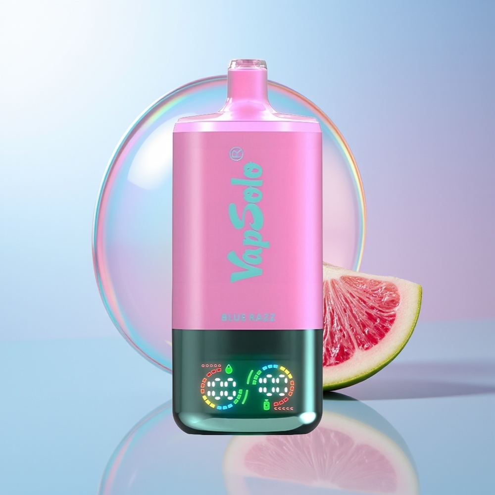 Wholesale Croatia VapSolo Triple 30000 Puffs Disposable Plava Malina E-Liquid 40ml Nicotine 20mg/ml 50mg/ml Type-C