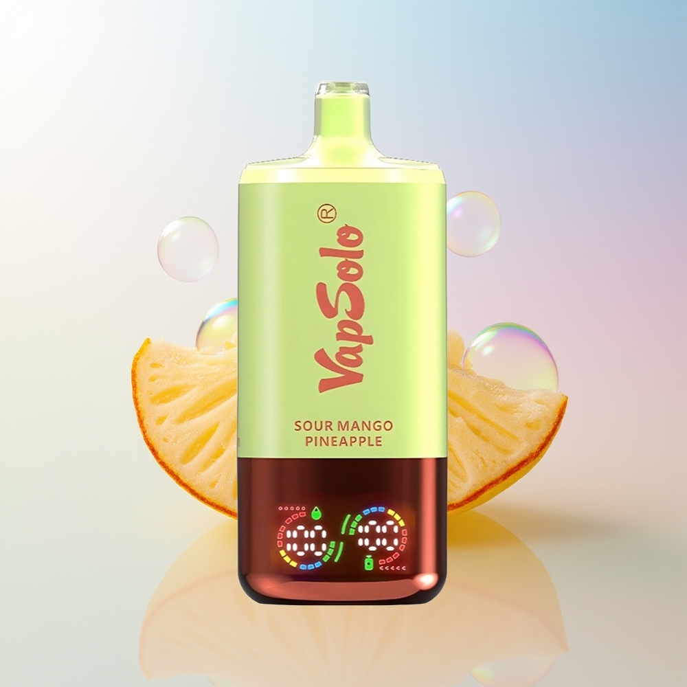Wholesale Croatia VapSolo Triple 30000 Puffs Jednokratna Vape Kiselo Mango Ananas Type-C 3 Spremnika 40ml 20mg/50mg