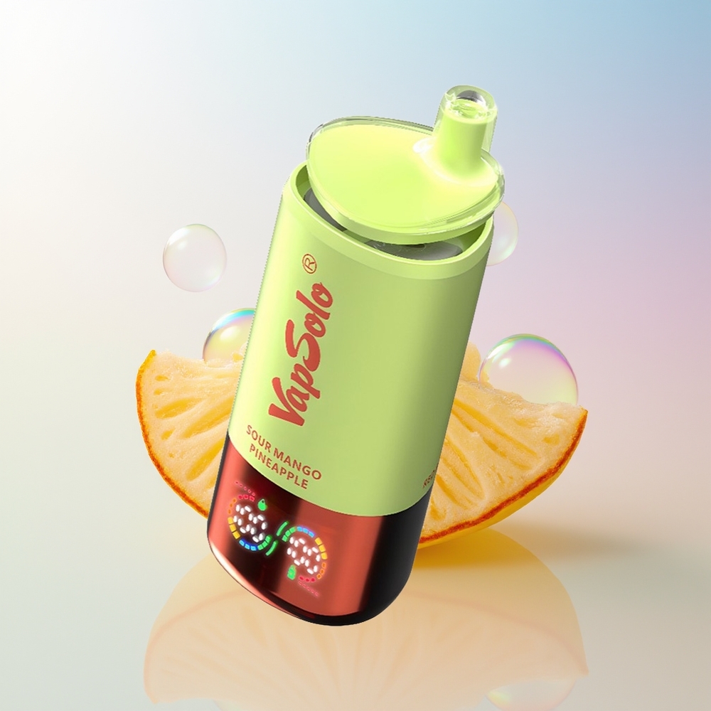 Wholesale Croatia VapSolo Triple 30000 Puffs Jednokratna Vape Kiselo Mango Ananas Type-C 3 Spremnika 40ml 20mg/50mg