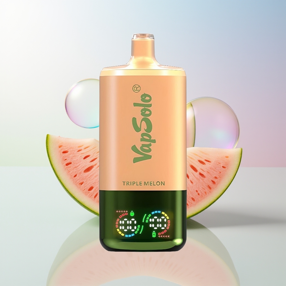 Wholesale Croatia VapSolo Triple 30000 Puffs Trostruka Dinja 40ml 20mg/50mg Type-C 3 Oil Tank