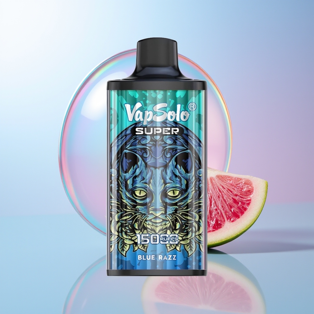 Wholesale Croatia Vapsolo Super 15000 Puffs 40ml Plava Malina 850mah Mesh Coil Type-C