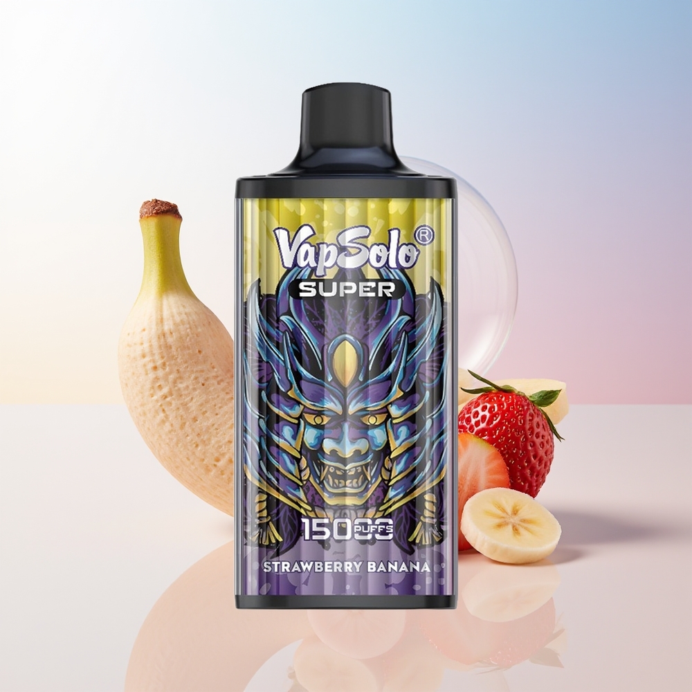 Wholesale Croatia Vapsolo Super 15000 Puffs 850mah Jagoda Banana 40ml 20mg/ml 50mg/ml Type-C Mesh Coil