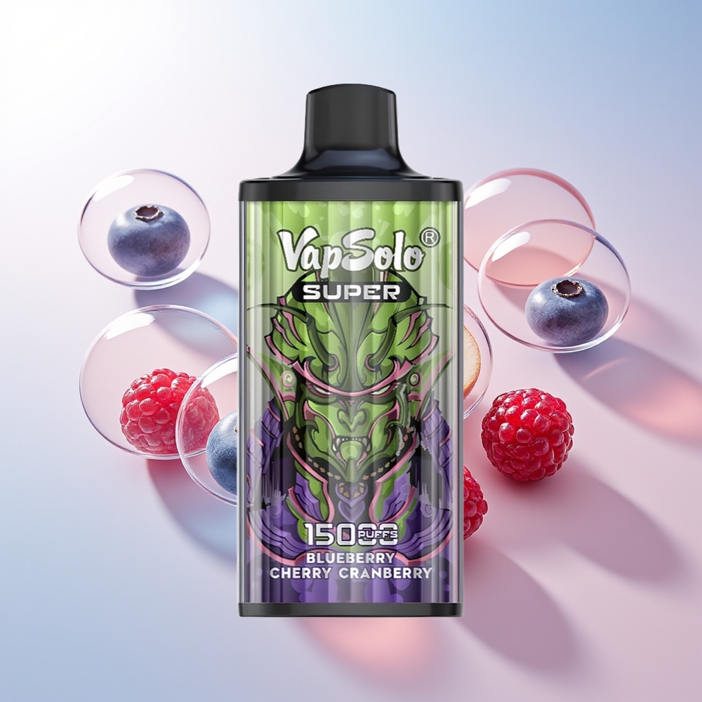 Wholesale Croatia Vapsolo Super 15000 Puffs Borovnica Trešnja Brusnica 40ml 850mah Type-C Mesh Coil