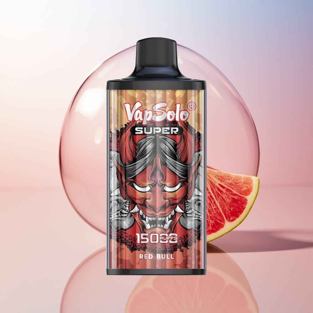Wholesale Croatia Vapsolo Super 15000 Puffs Crveni Bik 40ml 850mah Mesh Coil Type-C 20/50mg
